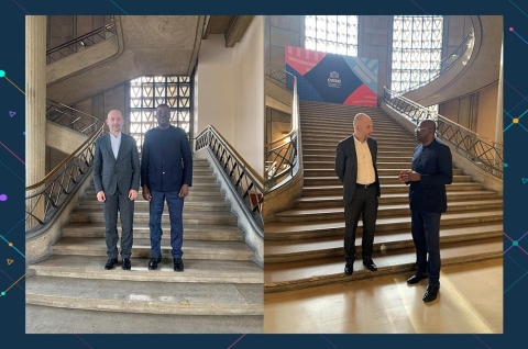 Entretien entre le Président Beaudet, Président de l’UCESIF et du CESE de France et le Président Séraphin Moundounga, Président du CESE de transition du Gabon